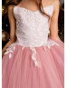 Lace Tulle Flower Girl Dress Birthday Party Dress